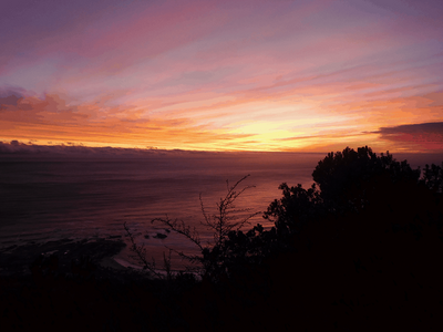 sonnenuntergang am horizont